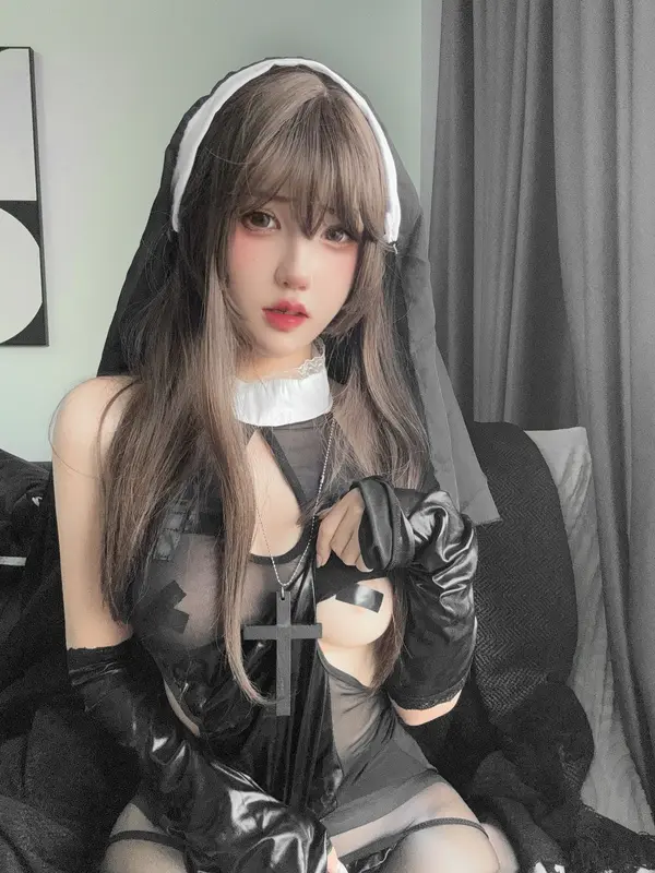 阿薰kaOri - NO.19 偷偷做坏事的修女 7